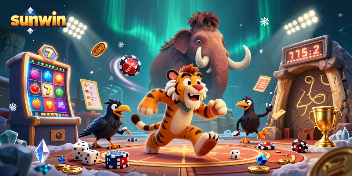 Experience unparalleled wins at sunwin's vibrant slots and jackpots in an engaging casino scene.